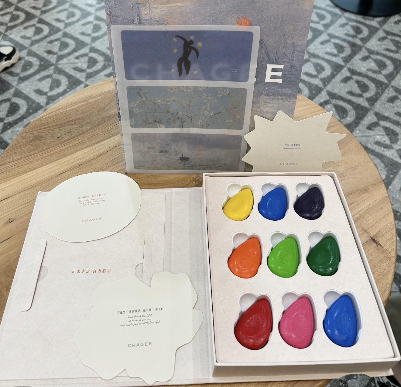 【FOR REDEEM POINTS ONLY]CHAGEE茶特调系列蜡笔套装