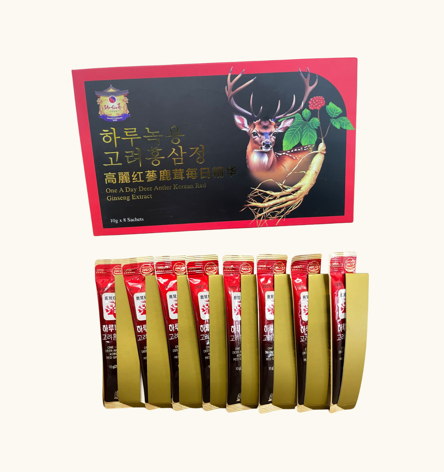 One A Day Deer Antler Korean Red Ginseng Extract 高丽红参鹿茸每日精华