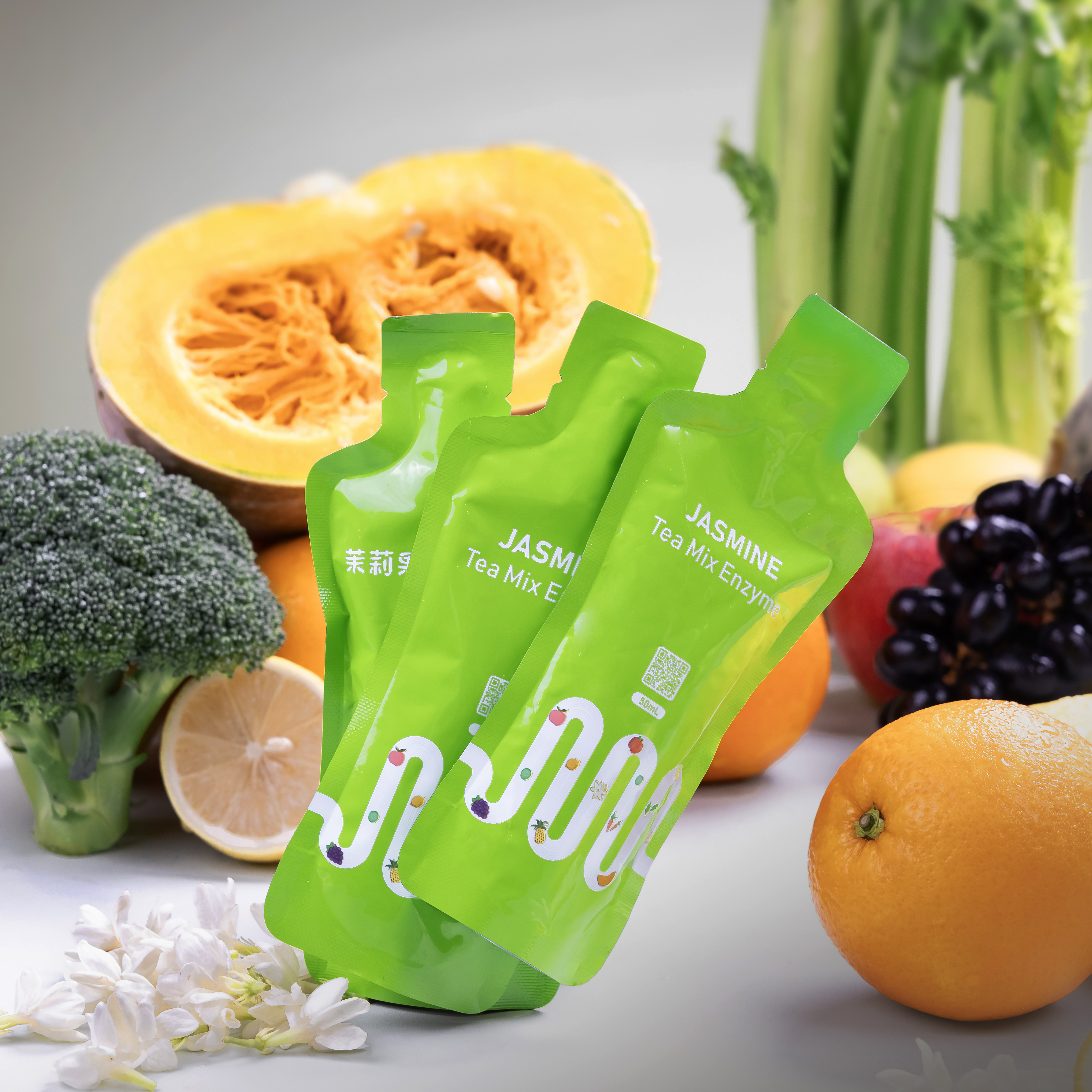 JDX 茉莉果蔬酵素饮 Jasmine Tea Mixed Enzyme 