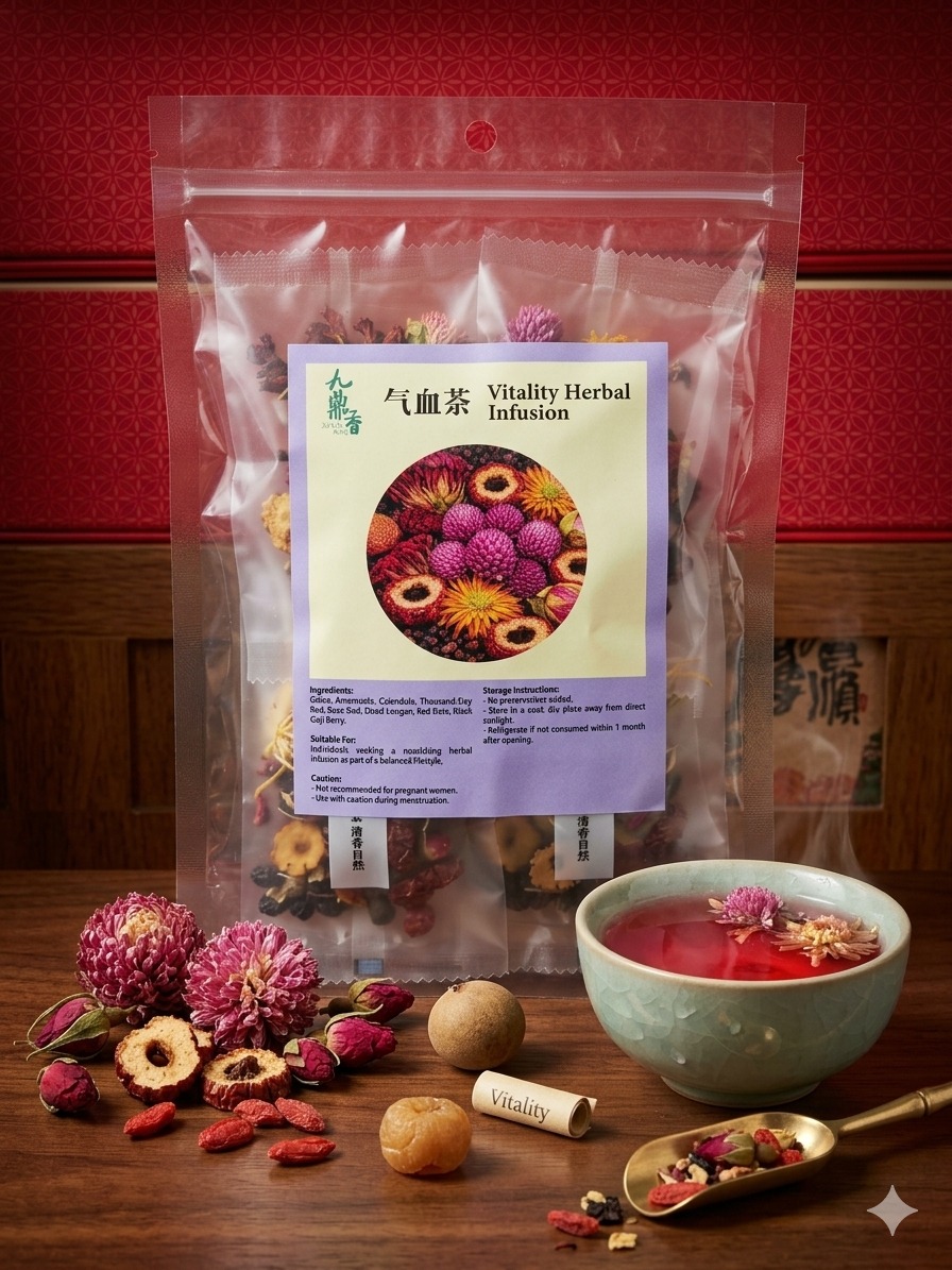 九鼎香 气血茶 JDX Vitality Herbal Infusion Tea