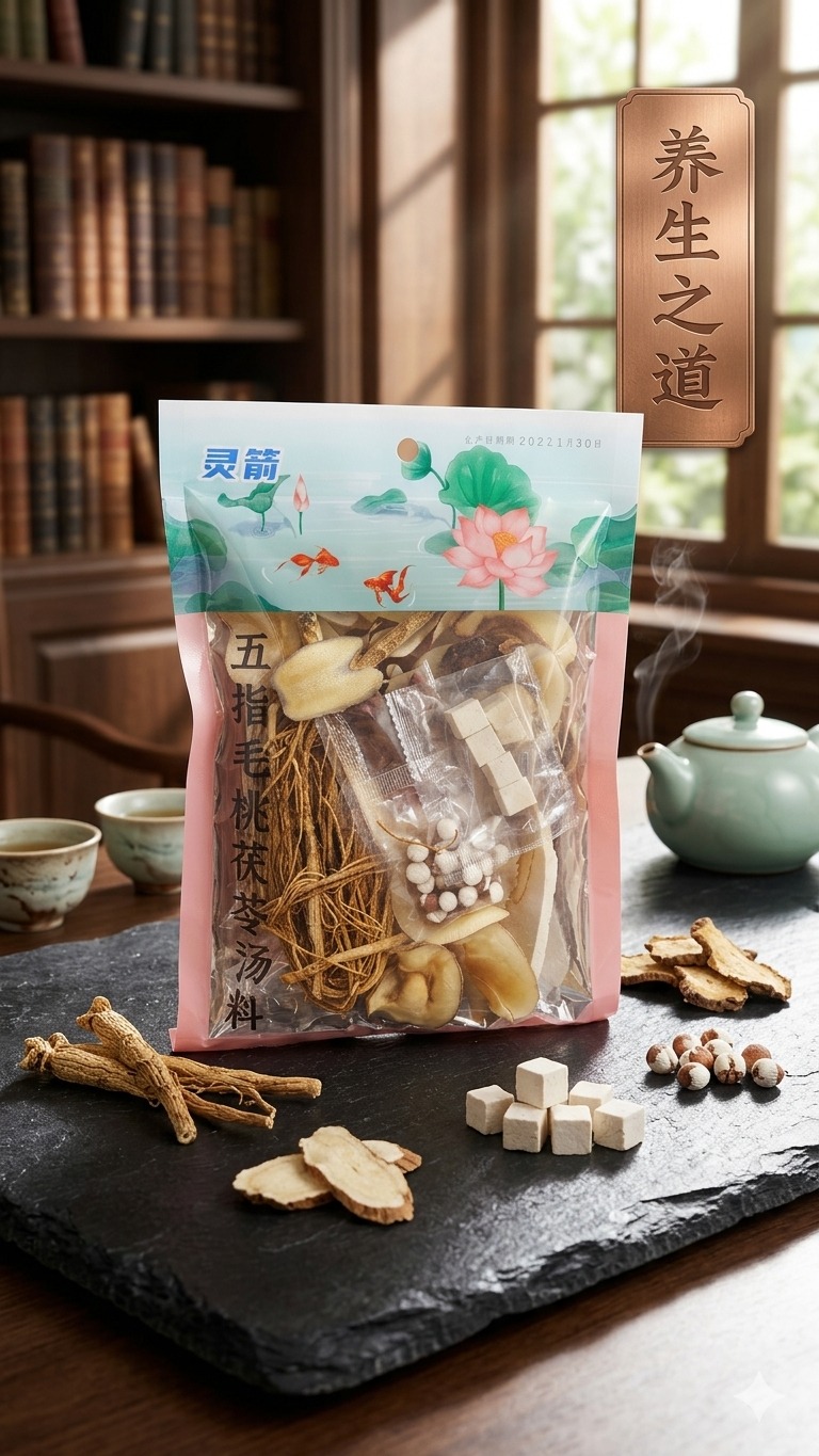 九鼎香 五指毛桃茯苓汤料包 Ficus Root & Poria Herbal Soup