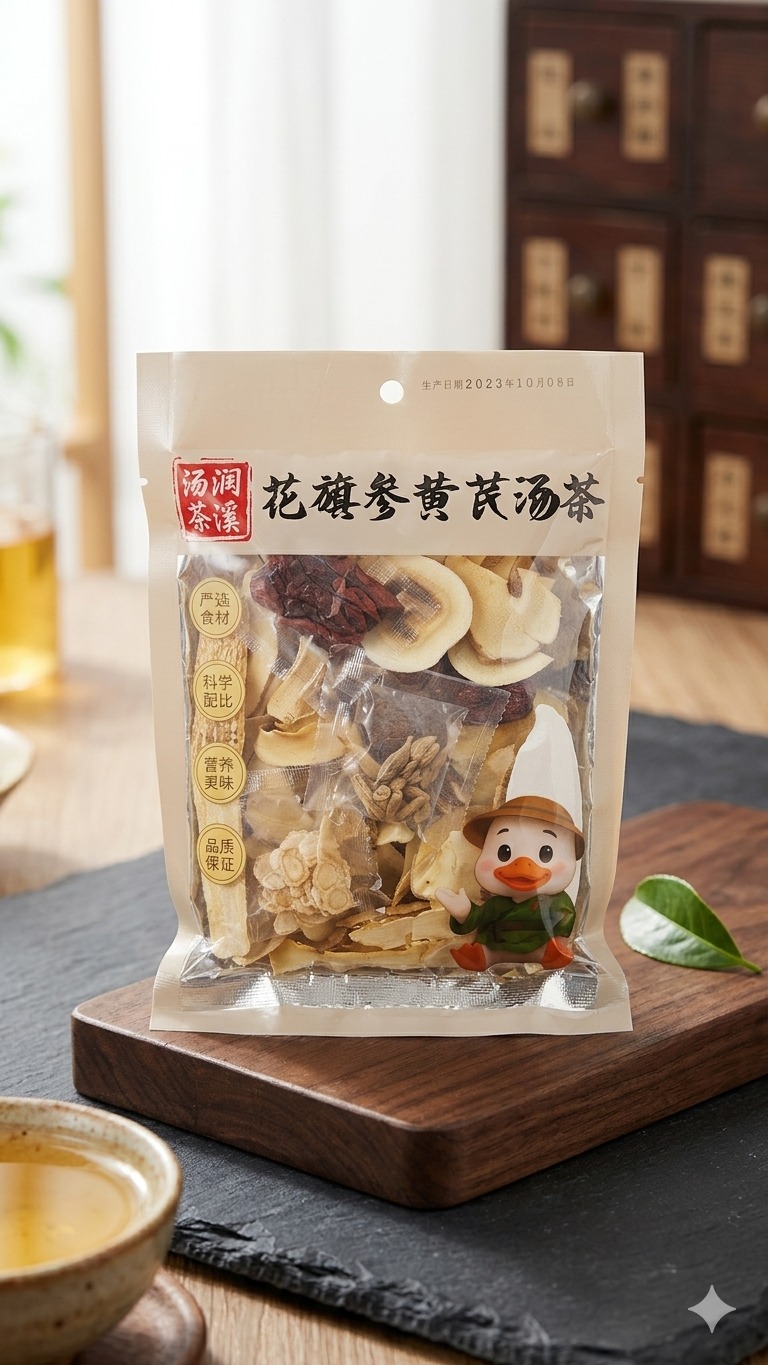 九鼎香 花旗参黄芪汤料包 American Ginseng Astragalus Herbal Soup