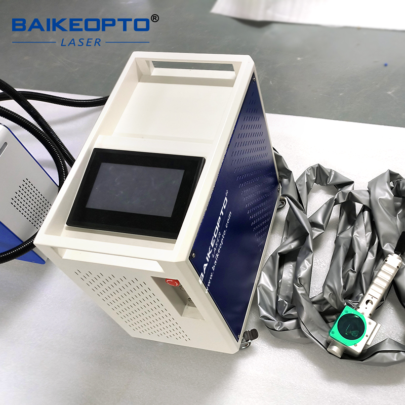 BK-FLC100XT 1.5MJ JPT 100W Cost-Effective Pulse Laser Cleaning Machine Cutting Operational Costs vs Traditional Sandblasting Methods