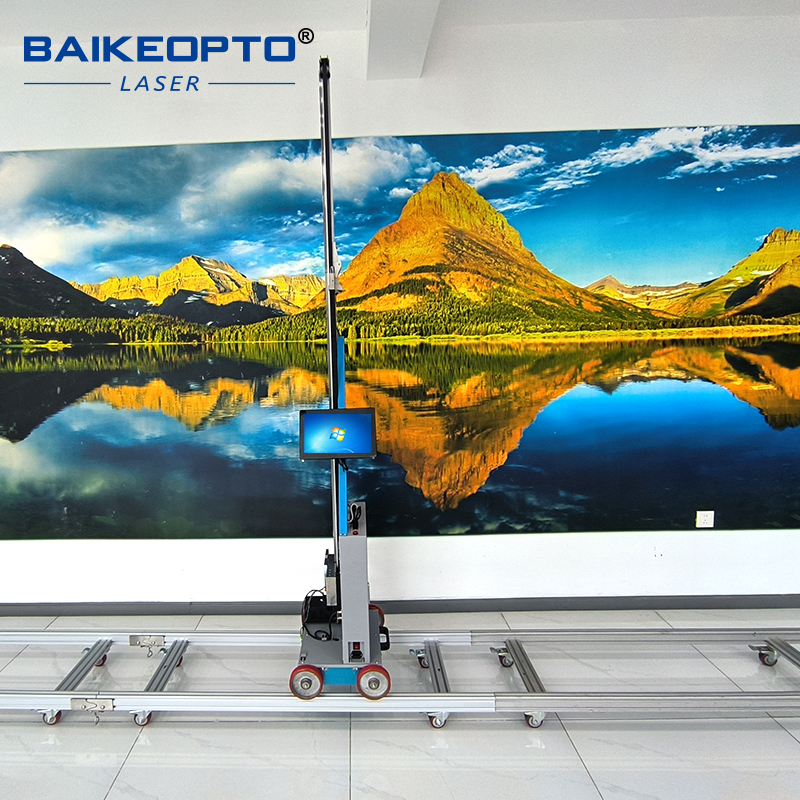 BK-K32X Industrial Professional Intelligent 3D CMYK Inkjet Wall Printer for Uneven Wall Coverage