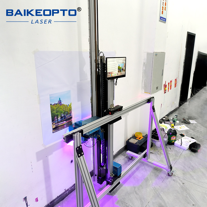 BK-T32X Ai Intelligent Multi-Surface UV Inkjet Wall Printer Prints on Concrete, Brick, Glass & Rough Textured Walls