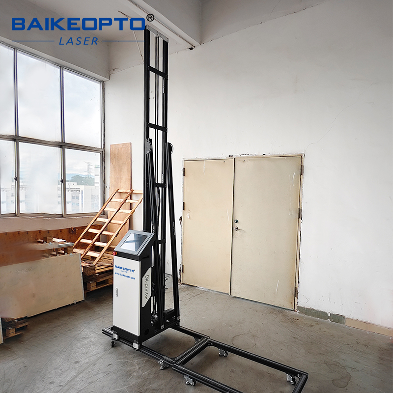 BK-UP700X Vertical 3D UV DX7 Museum Exhibition Wall Printer Producing Non-Destructive Art Reproductions on Temporary Partitions