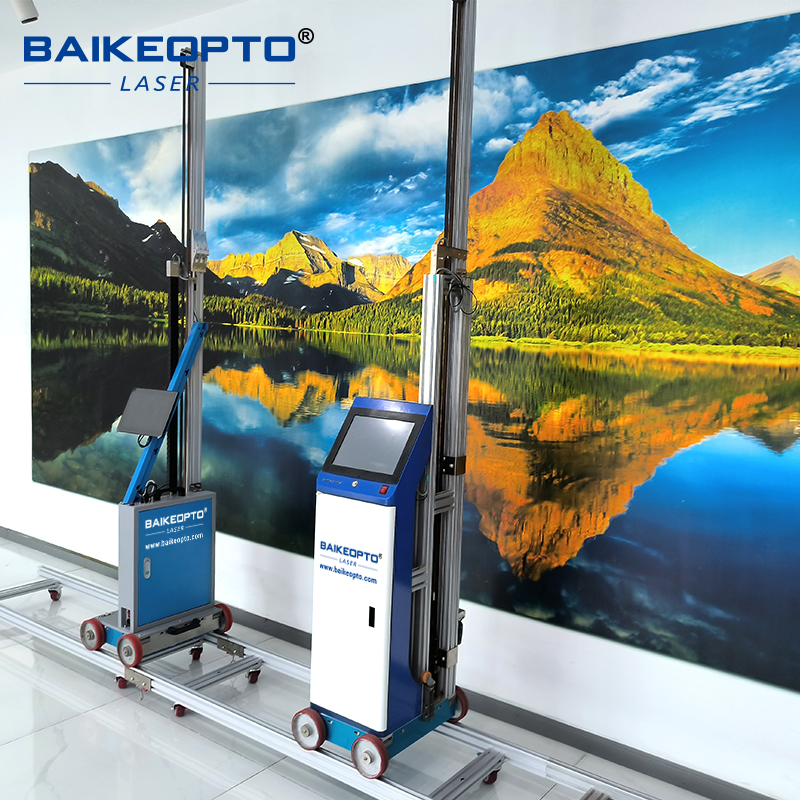 BK-H64X Automatic AI 3D UV Inkjet Wall Printer 3CM Uneven Surface Wall Printing Machine