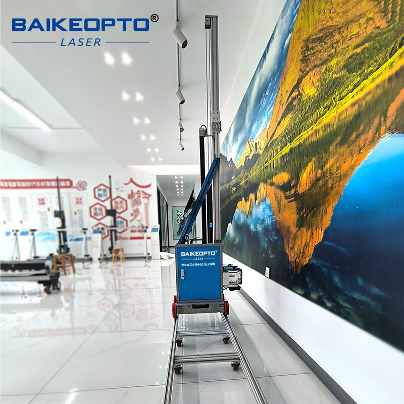 BK-K32X Industrial Professional Intelligent 3D CMYK Inkjet Wall Printer for Uneven Wall Coverage