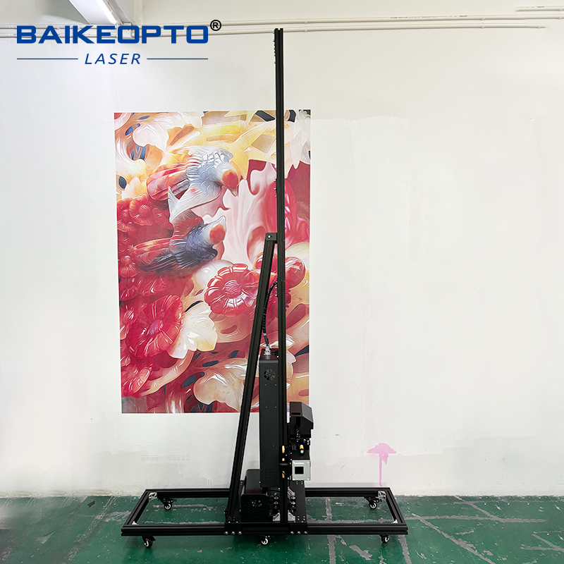 BK-UP200WX Double DX10 Vertical Wall Painting Machine Inkjet Wall Printer HD Precision 3D TV Background UV Wall Printer Price
