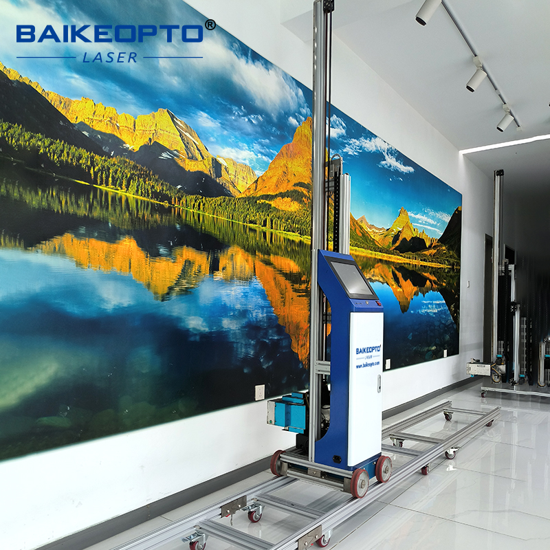BK-H64X Automatic AI 3D UV Inkjet Wall Printer 3CM Uneven Surface Wall Printing Machine