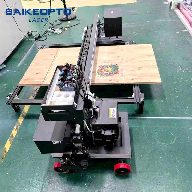 BK-D1600WX-5Plus Multi-Purpose Dual i1600 Printhead 5 Meter Horizontal Printing DIY Flatbed and Floor Inkjet Printer for Signage Industry