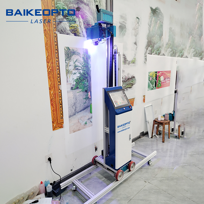 BK-H32X Smart AI 3D Vertical Inkjet UV Wall Printer for Uneven Surfaces