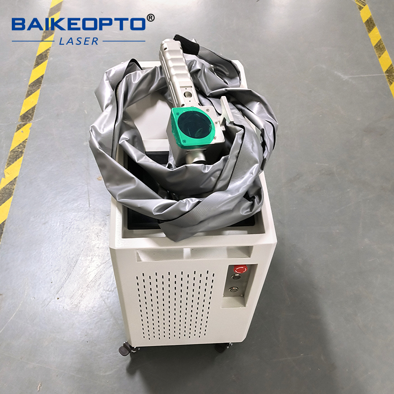 BK-FLC100XT 1.5MJ JPT 100W Cost-Effective Pulse Laser Cleaning Machine Cutting Operational Costs vs Traditional Sandblasting Methods