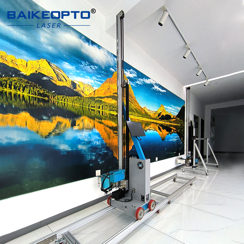 BK-K32X Industrial Professional Intelligent 3D CMYK Inkjet Wall Printer for Uneven Wall Coverage