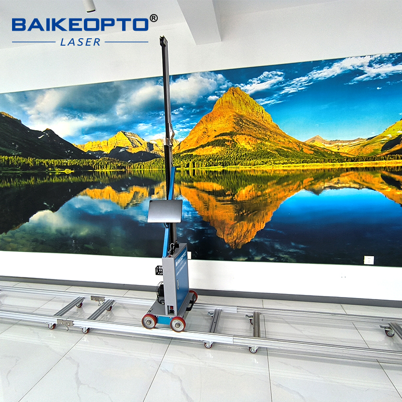 BK-K32X Industrial Professional Intelligent 3D CMYK Inkjet Wall Printer for Uneven Wall Coverage