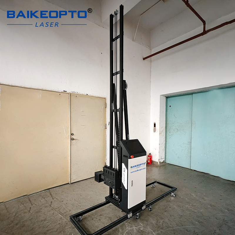 BK-UP700X Vertical 3D UV DX7 Museum Exhibition Wall Printer Producing Non-Destructive Art Reproductions on Temporary Partitions