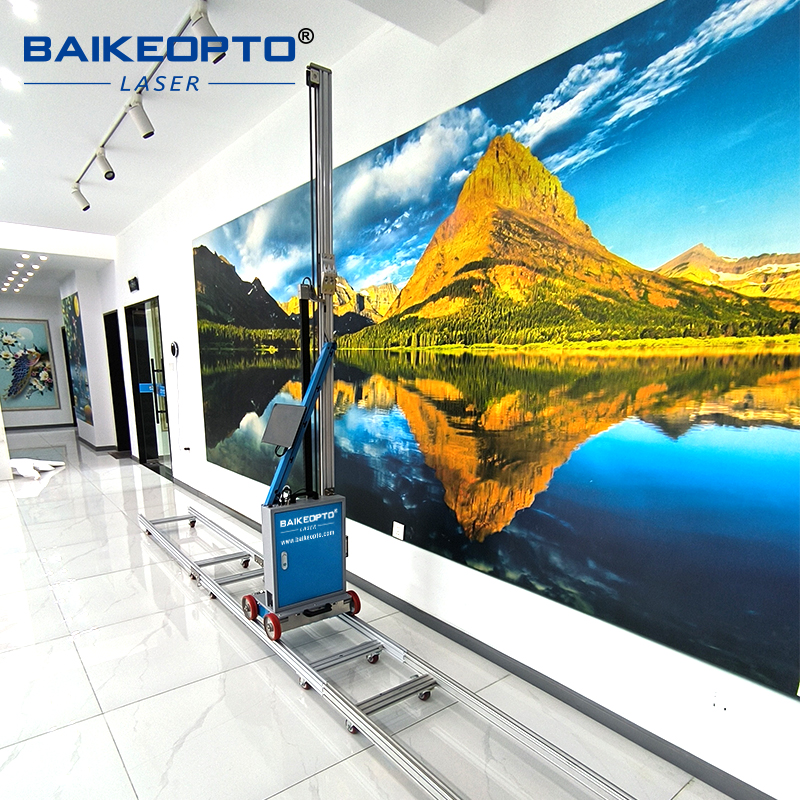 BK-K32X Industrial Professional Intelligent 3D CMYK Inkjet Wall Printer for Uneven Wall Coverage