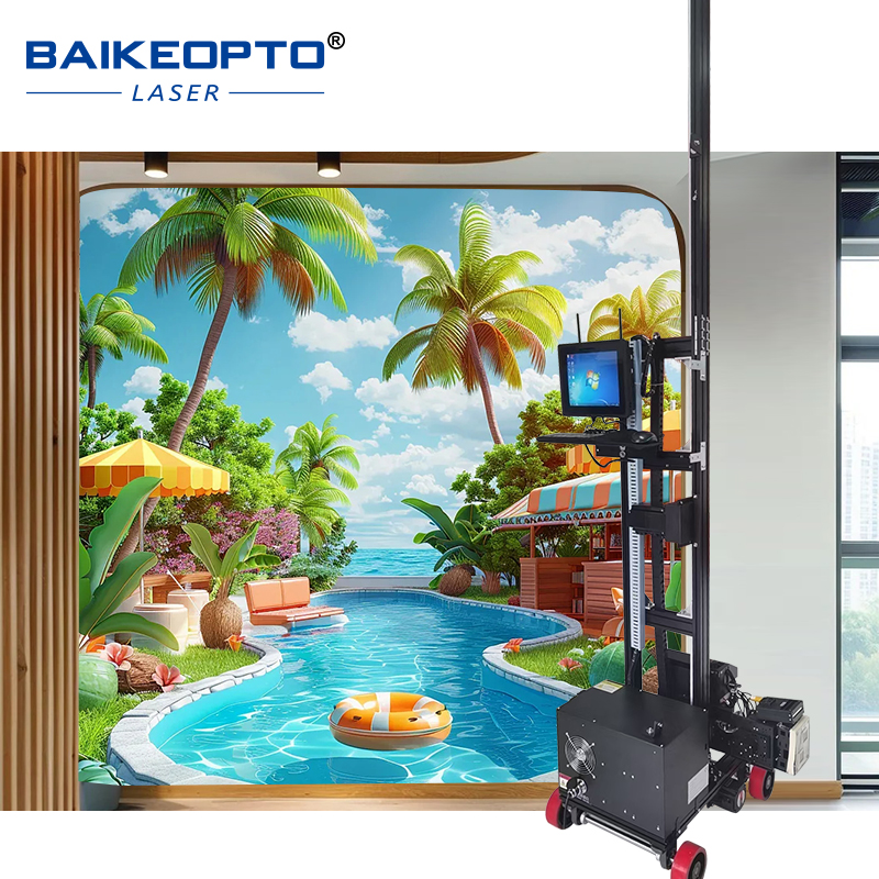 BK-GP200XP Durable Inkjet 2 in 1 Wall and Floor Printer for Long-Term Performance High-Quality Inkjet Wall and Ground Printer for Efficient Large-Scale Printing 