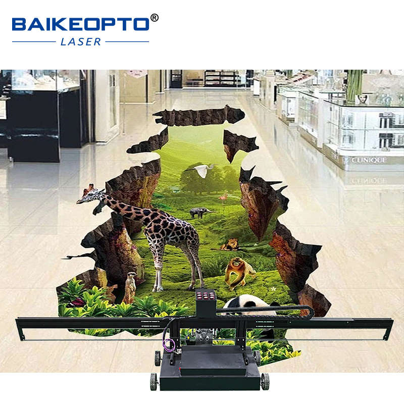 BK-GP1600 High-Speed Inkjet Floor Printer for Quick Printing Tasks 3D UV Eco-Friendly Inkjet Floor Printer Green Technology for Floor Art