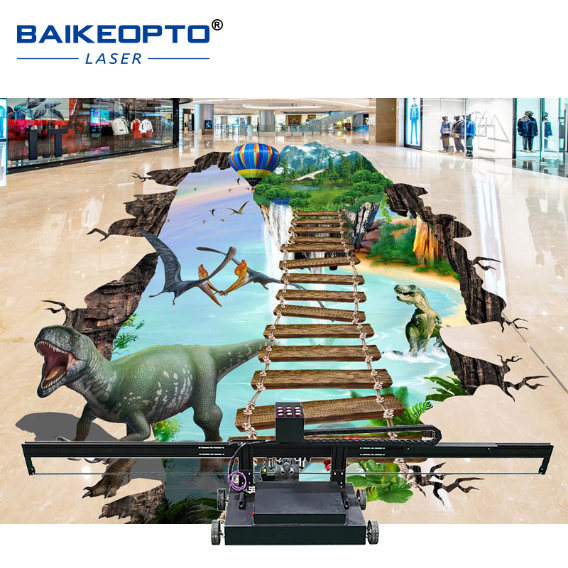 BK-GP1600 High-Speed Inkjet Floor Printer for Quick Printing Tasks 3D UV Eco-Friendly Inkjet Floor Printer Green Technology for Floor Art