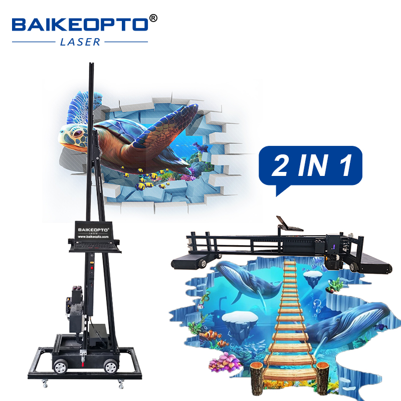 BK-UP1400XT 2-in-1 Inkjet Printer for Wall & Floor Durable Inkjet 2 in 1 Wall and Floor Printer for Long-Term Performance