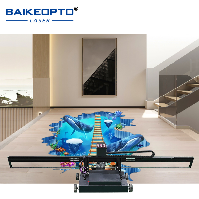 BK-GP1600 High-Speed Inkjet Floor Printer for Quick Printing Tasks 3D UV Eco-Friendly Inkjet Floor Printer Green Technology for Floor Art