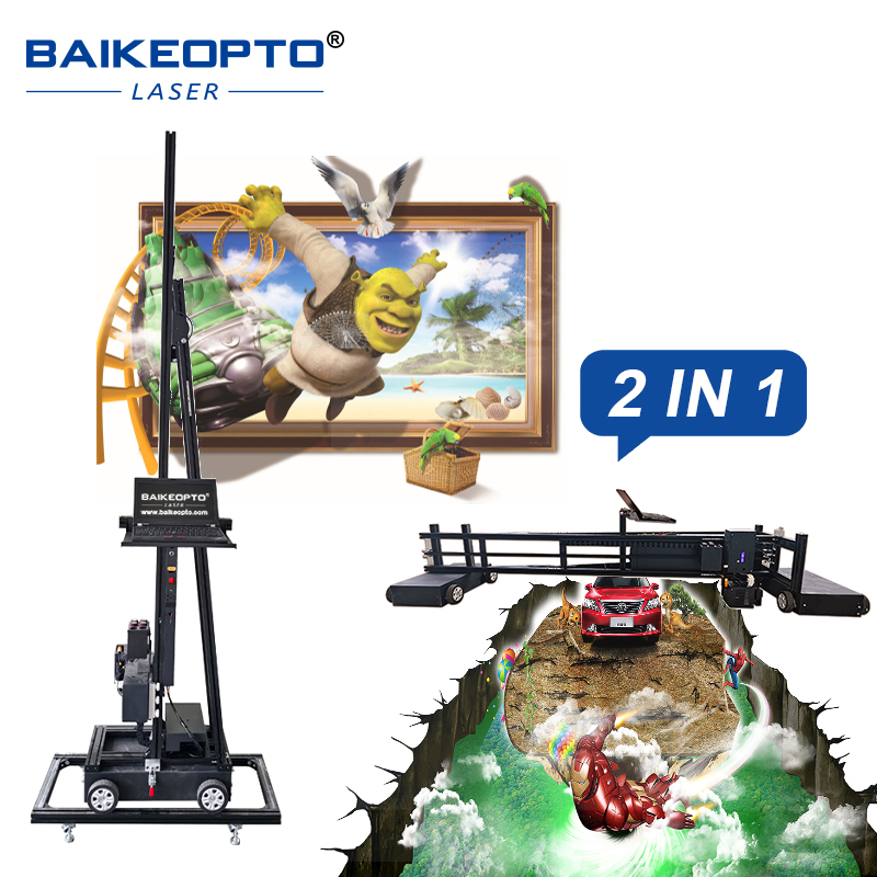 BK-UP3200XT Portable 2-in-1 Inkjet  Wall & Ground Printer Durable Inkjet 2 in 1 Wall and Floor Printer for Long-Term Performance