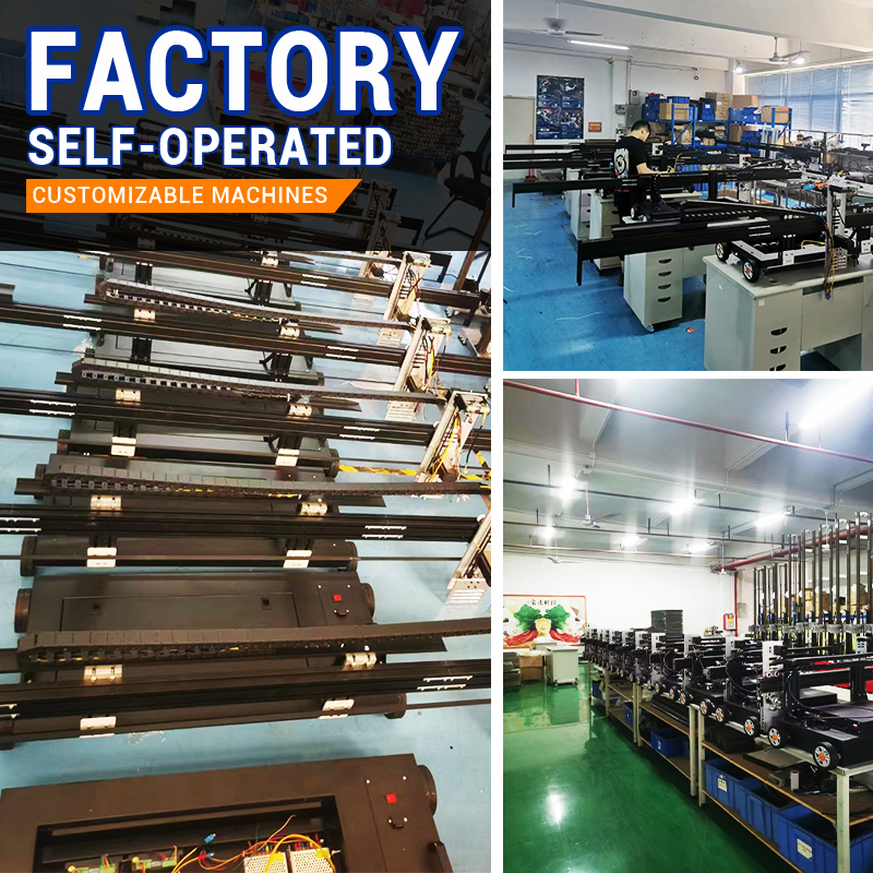 BK-GP800 Horizontal Ground Painting Machine CMYKW UV Ink Industrial 3D Inkjet Floor Printer Machine