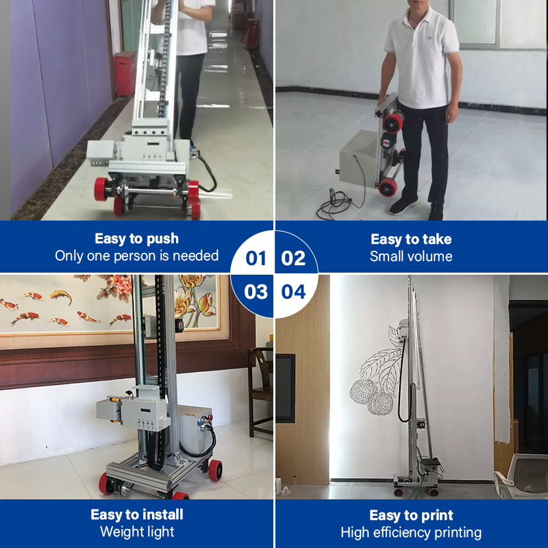 BK-GP200X Portable 2 in 1 Inkjet 3d UV Wall and Floor Printing Machine Indoor Outdoor Wall and Ground Art Printer