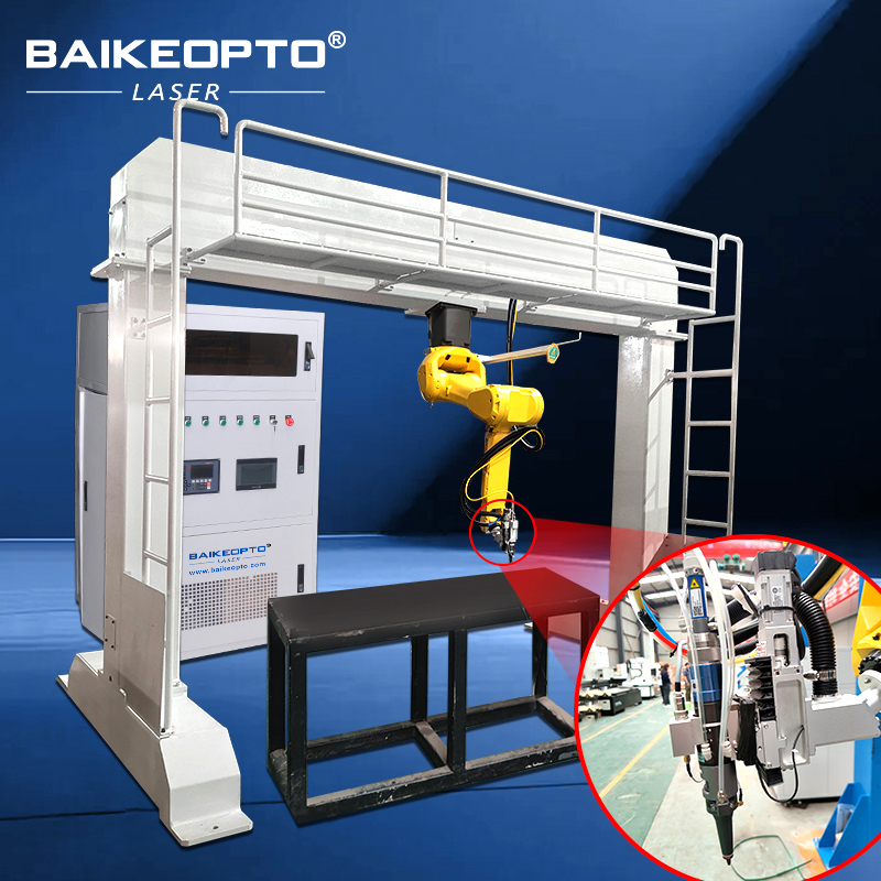 1500W High Precision 3D Laser Cutting Robot Arm Machine Flexible for Complex Geometries 