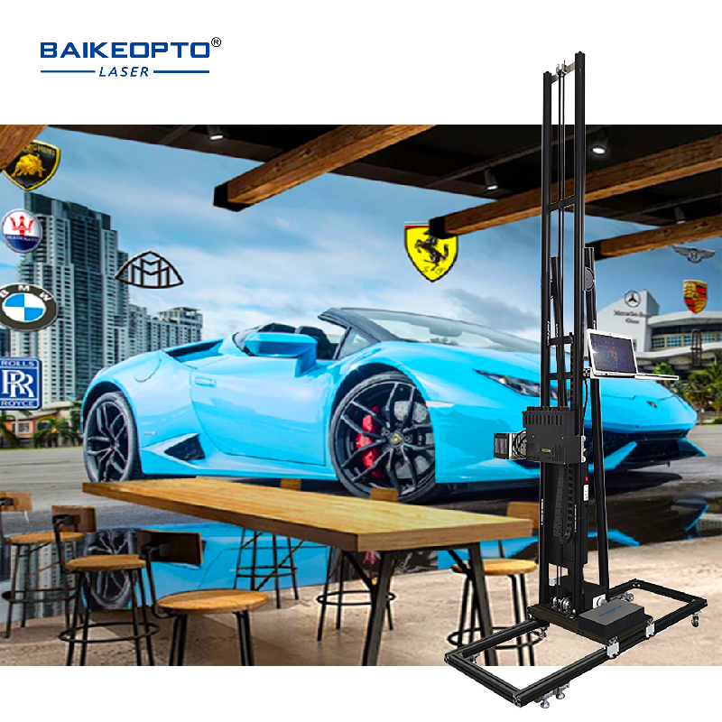 BK-UP1600S Vertical Wall Printing Machine for Artwork Portable Wall Painting Machine Continuous 3D Inkjet Printer