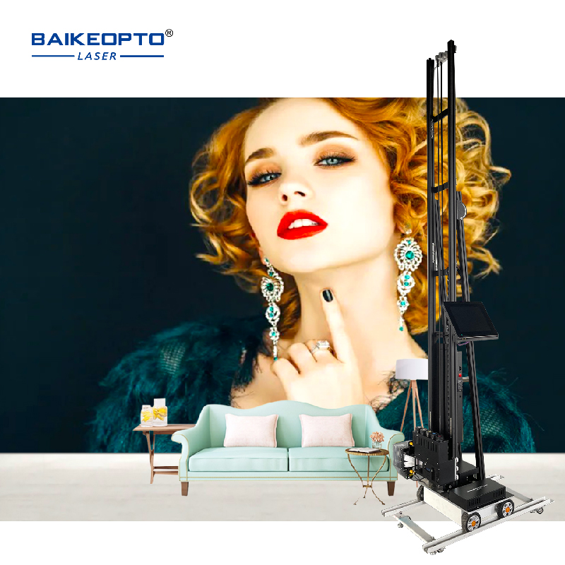 BK-UP1600P Easy-to-Use Wall Printing Machine for DIY Projects Portable Wall Painting Machine Continuous 3D Inkjet Printing Machine