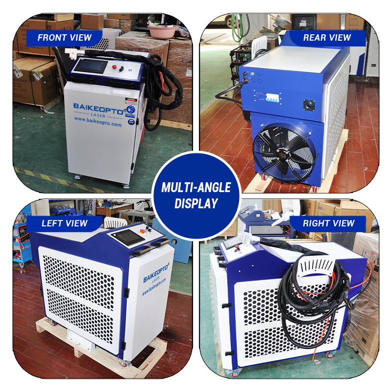 BK-FLC1500DE BWT 1500W Single Axis Cleaning Head Commercial-Grade Continuous Laser Cleaning Machine