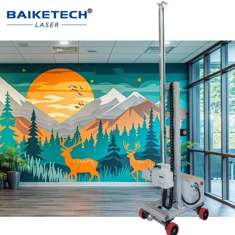 BK-GP200X Portable 2 in 1 Inkjet 3d UV Wall and Floor Printing Machine Indoor Outdoor Wall and Ground Art Printer