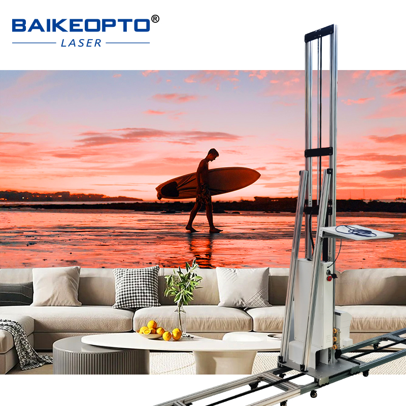 BK-UP3200W Vertical 3D UV Inkjet Wall Printer Use Eco-Friendly Inkjet Wall Printing Machine with Fast Drying Time