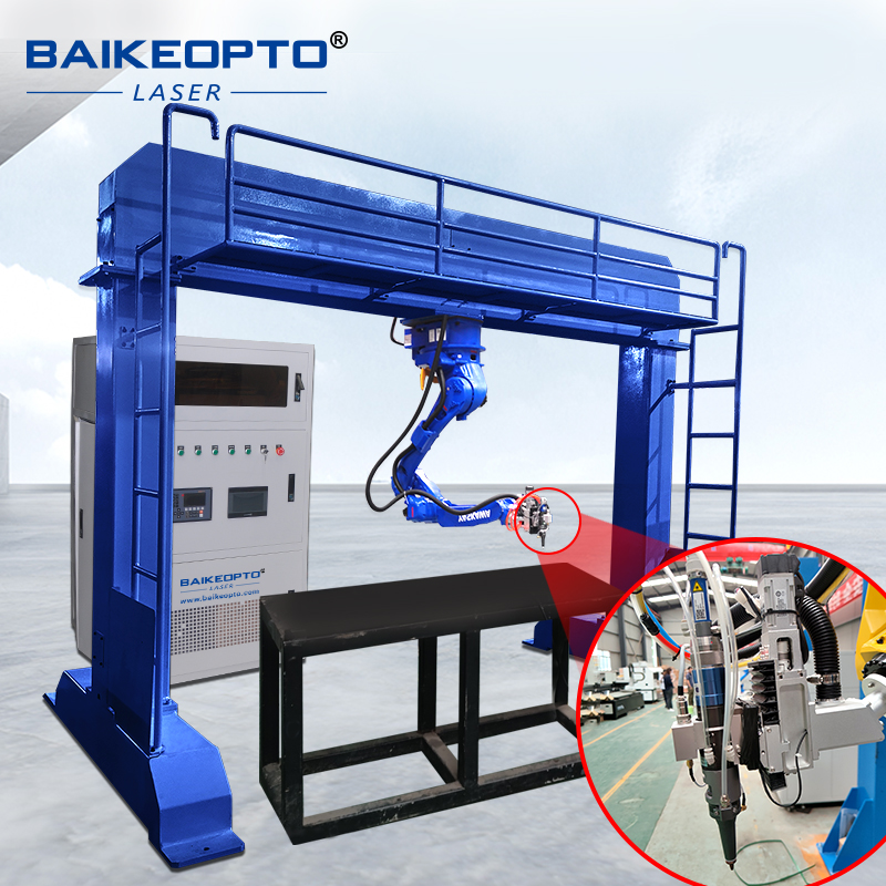 1500W Automated 3D Laser Cutting Yaskawa Robot Arm Machine Flexible for Complex Geometries 
