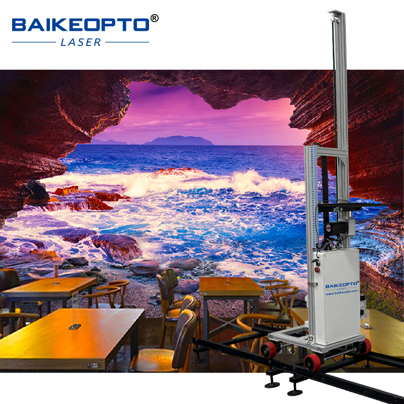 BK-UP200L Pro Vertical UV Wall Printer 3D Automatic Wall Painting Machine for Mural Painting Industry