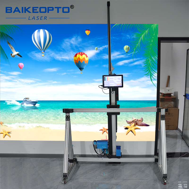 BK-GW64T AI Intelligent Automatic Inkjet Wall And Ground Printer Wall and Floor Art 3D Printer