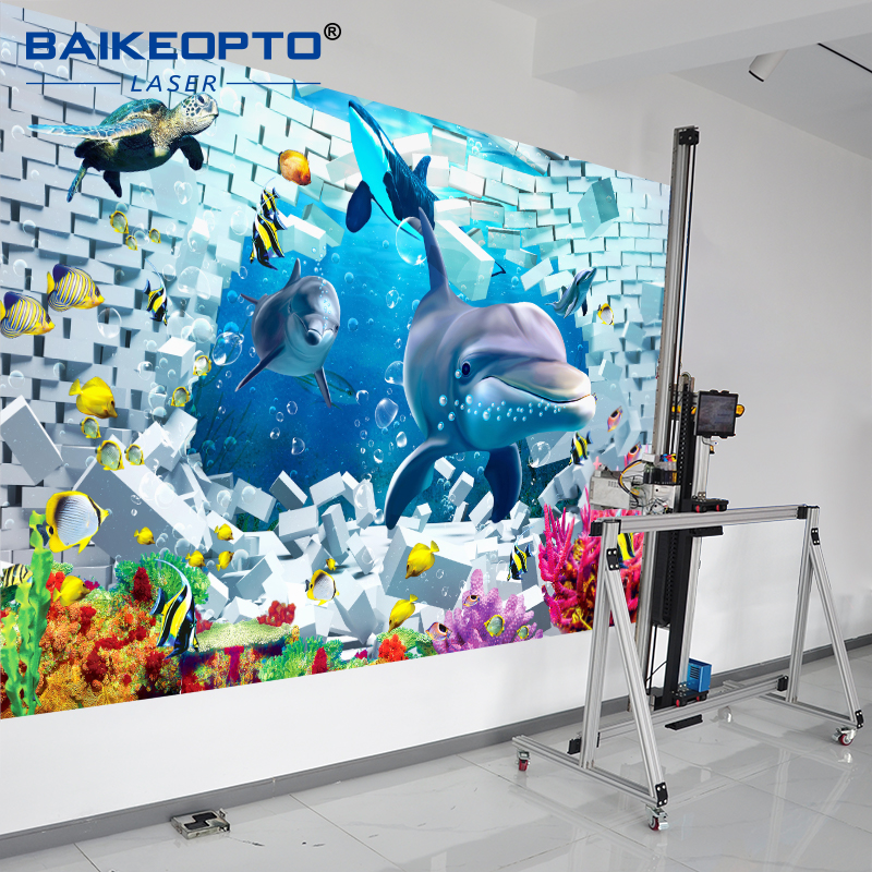BK-UV32T AI Intelligent Versatile Wall and Floor Printer Industrial UV Inkjet Wall Printing Machine