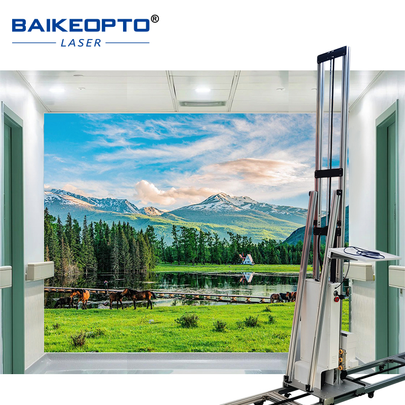 BK-UP200W Wall Decoration Advertising UV Ink Wall Printer Indoor Outdoor 3D Inkjet Wall Printing Machine
