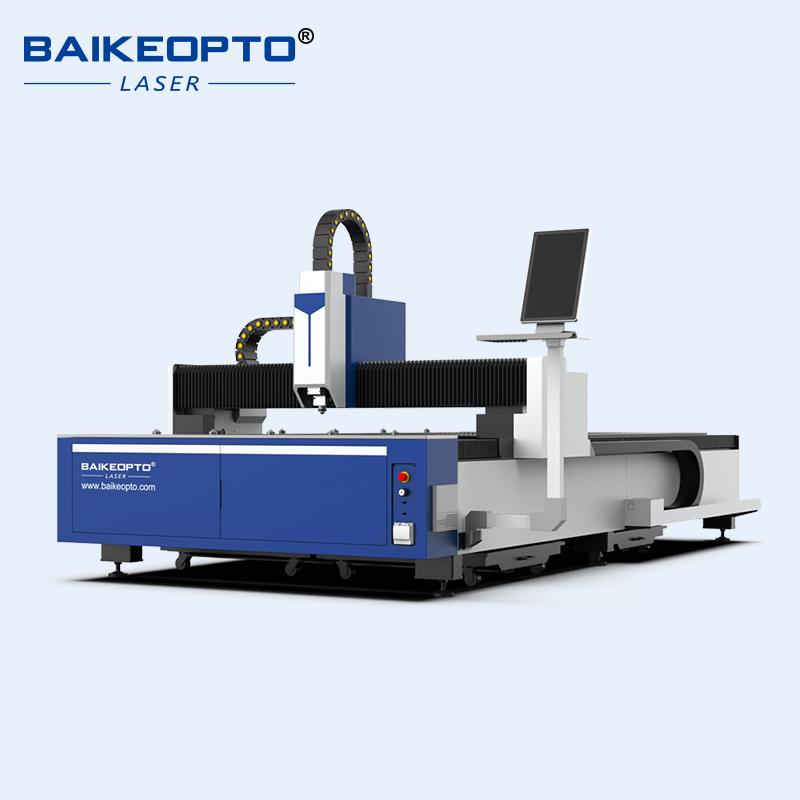Single platform laser cutting machine