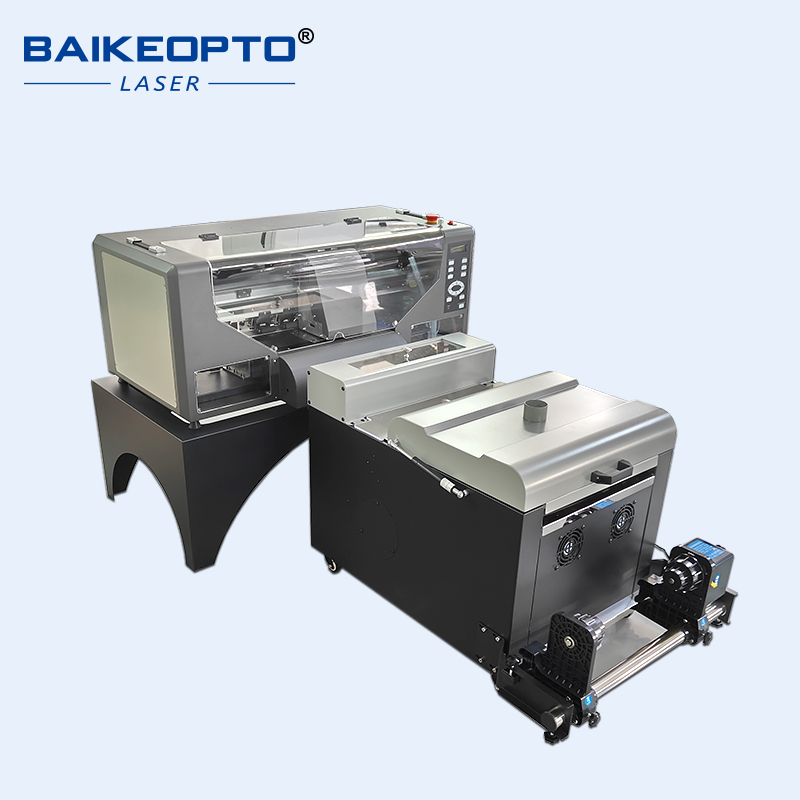 BK-XP600T Easy to Operate 30cm Dual XP600 Print Head CMYK+W UV DTF Inkjet Printer for T-shirt Clothes