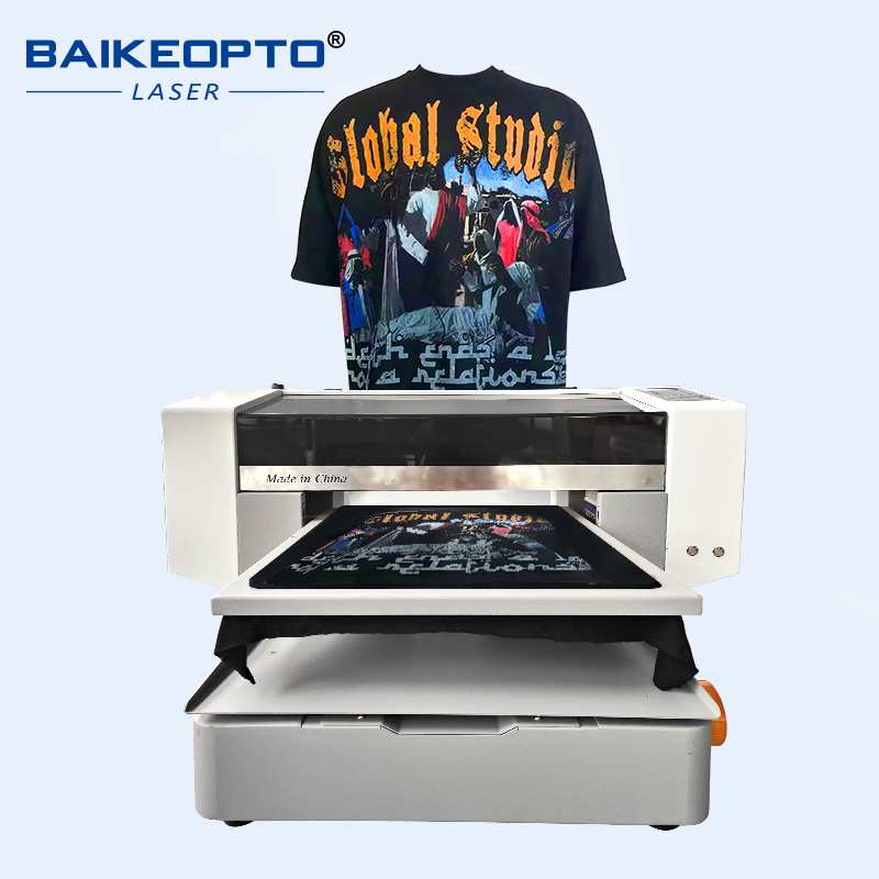 BK-I1600X Automated 45*50CM Single Work Bench Dual i1600 Print Head UV DTG Digital Direct Inkjet Printer Machine for T-shirt Clothes