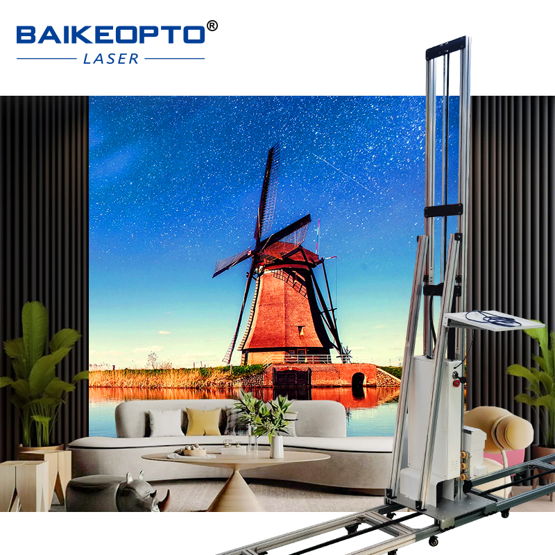 BK-UP3200W Vertical 3D UV Inkjet Wall Printer Use Eco-Friendly Inkjet Wall Printing Machine with Fast Drying Time