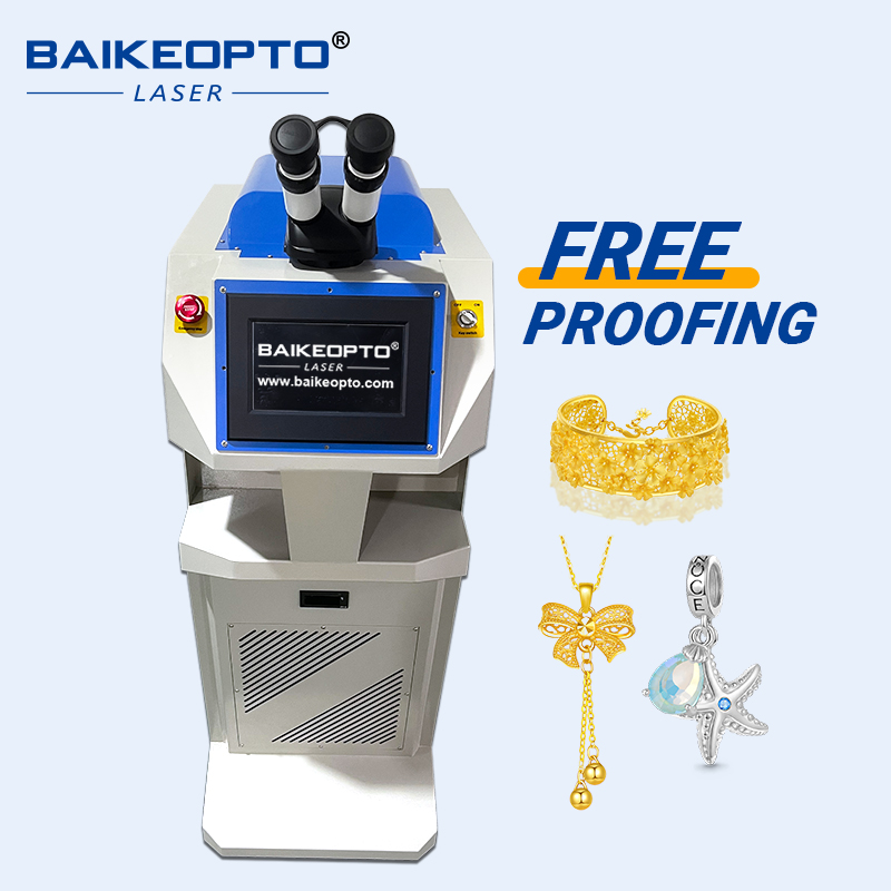BK-JW200X Pro 200W Pofessional YAG Spot Laser Welder Silver Gold Soldering Dental Repairing Jewelry Welding Machine