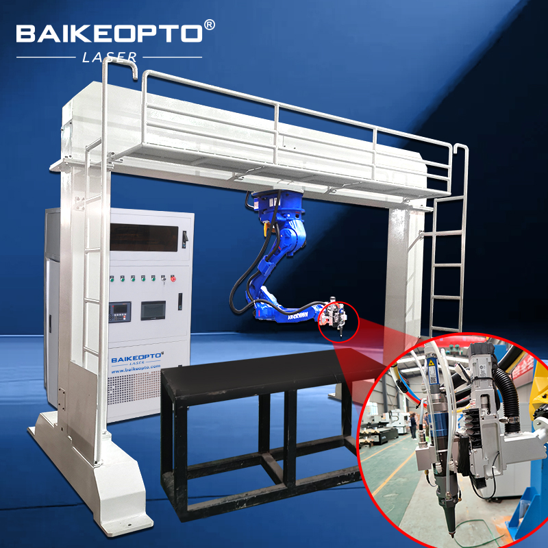 1500W Automated 3D Laser Cutting Yaskawa Robot Arm Machine Flexible for Complex Geometries 