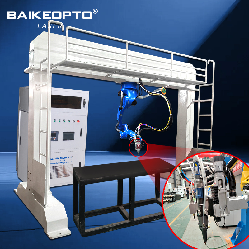 1500W Automated 3D Laser Cutting Yaskawa Robot Arm Machine Flexible for Complex Geometries 
