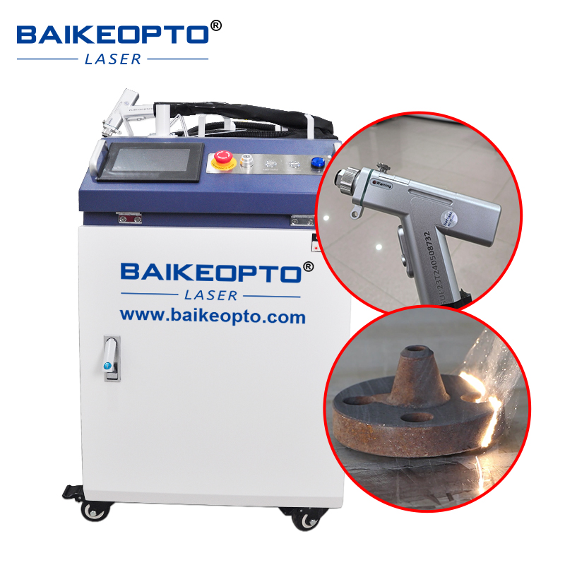 BK-HW1500D Raycus 1500W Single Axis Cleaning Head Commercial-Grade Continuous Laser Cleaning Machine