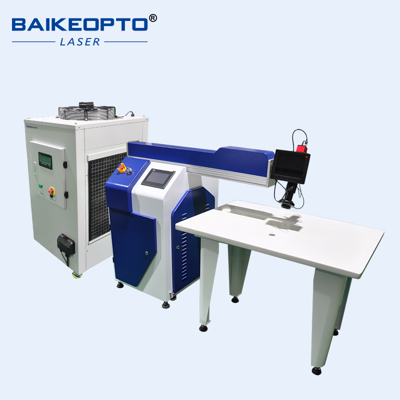 BK-WY200HZ 200W YAG Advertising Logo Welding Machine for Advertisement Word Frame Splicing Made of Stainless Steel, Galvanized Sheet, Aluminum Alloy