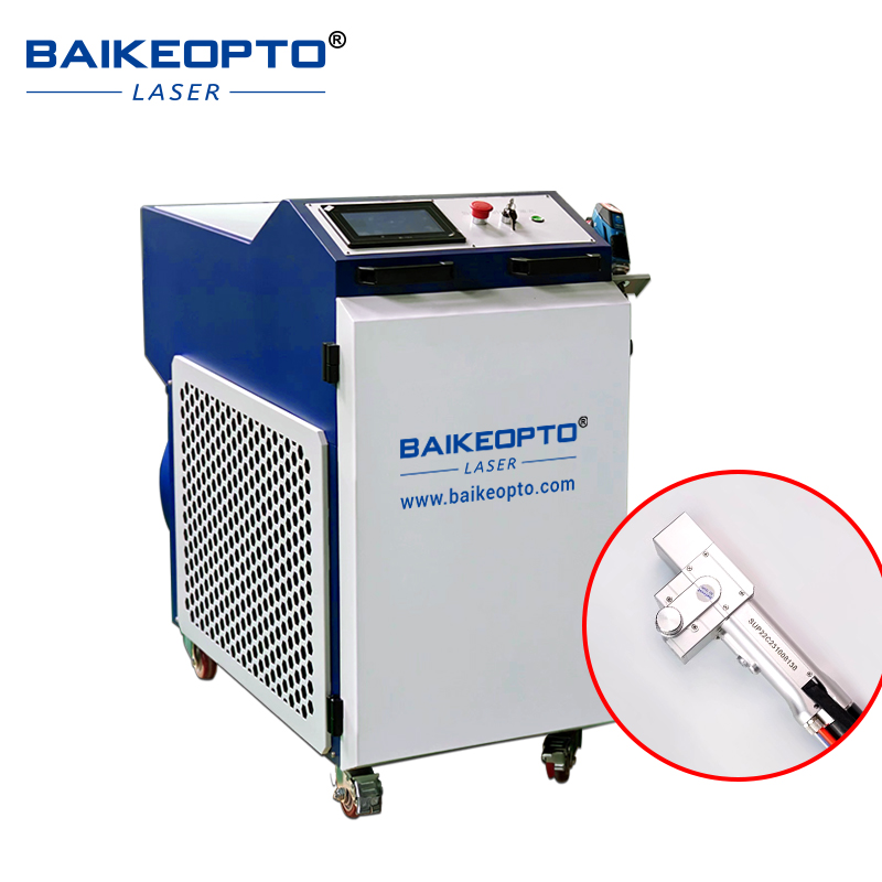 BK-FL3000C-CE 3000W Raycus Global Version Laser Source Energy Efficient Handheld Laser Cleaning Machine for Metal Stone Dust Rust 